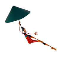 Load image into Gallery viewer, Paratrooper Mobile Paper Mache Sculpture