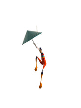 Load image into Gallery viewer, Paratrooper Mobile Paper Mache Sculpture