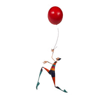 Charger l'image dans la galerie, Sculpture mobile en papier mâché Ballon Rouge