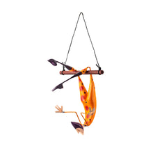 Load image into Gallery viewer, Mobile Paper Mache Sculpture Small Trapeze Artist Figure
