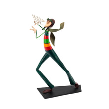 Load image into Gallery viewer, Paper Mache Sculpture Figure Aviator
