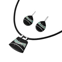 Cargar imagen en el visor de la galería, Conjunto Ondas (Collar + Aros)