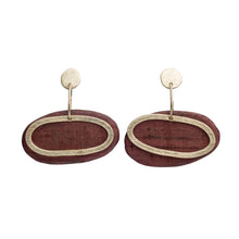 Load image into Gallery viewer, Horizontal Lagoon Earrings