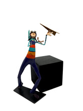 Load image into Gallery viewer, Paper Mache Sculpture Figure Aviator
