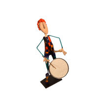 Load image into Gallery viewer, Paper Mache Sculpture Figure The Drummer