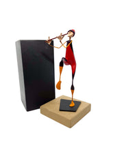 Load image into Gallery viewer, Paper Mache sculpture figure The Flautist