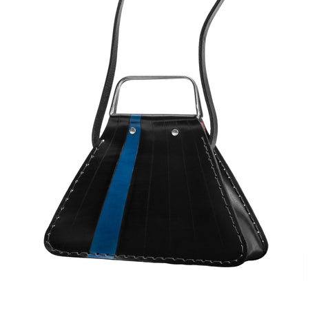 Pyramid Leather Handbag