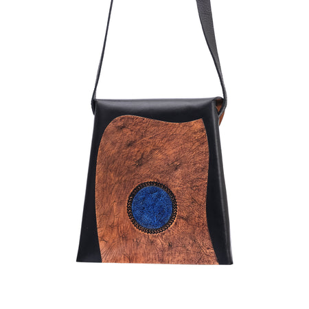 Circle Leather Handbag