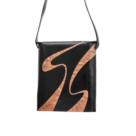 Aquarius Large Leather Handbag