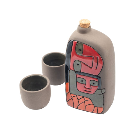 Flask Otra + 2 glasses