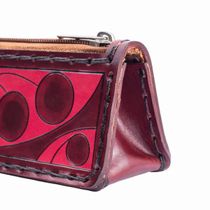 Purse with Leather Bellows, Pencil Case