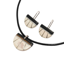 Load image into Gallery viewer, Semicircle Set (Necklace + Earrings)