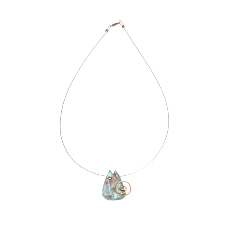 Cat Sitting series Of stories Necklace