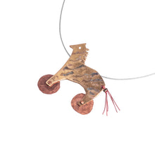 Load image into Gallery viewer, Toy-Horse Necklace with Wheels