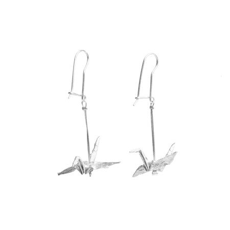 Origami Series Cranes Earrings