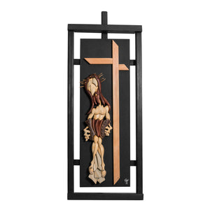 Escultura de Madera " La Última Tentación de Cristo "